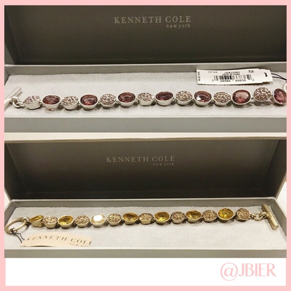 BUNDLE!! Kenneth Cole Mixed Crystal Bracelets - Picture 1 of 4